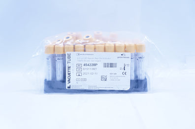 Greiner-Bio-One 454228P Vacuette Tube 3.5ml Cat Serum Sep 13x75 - Pack of 50